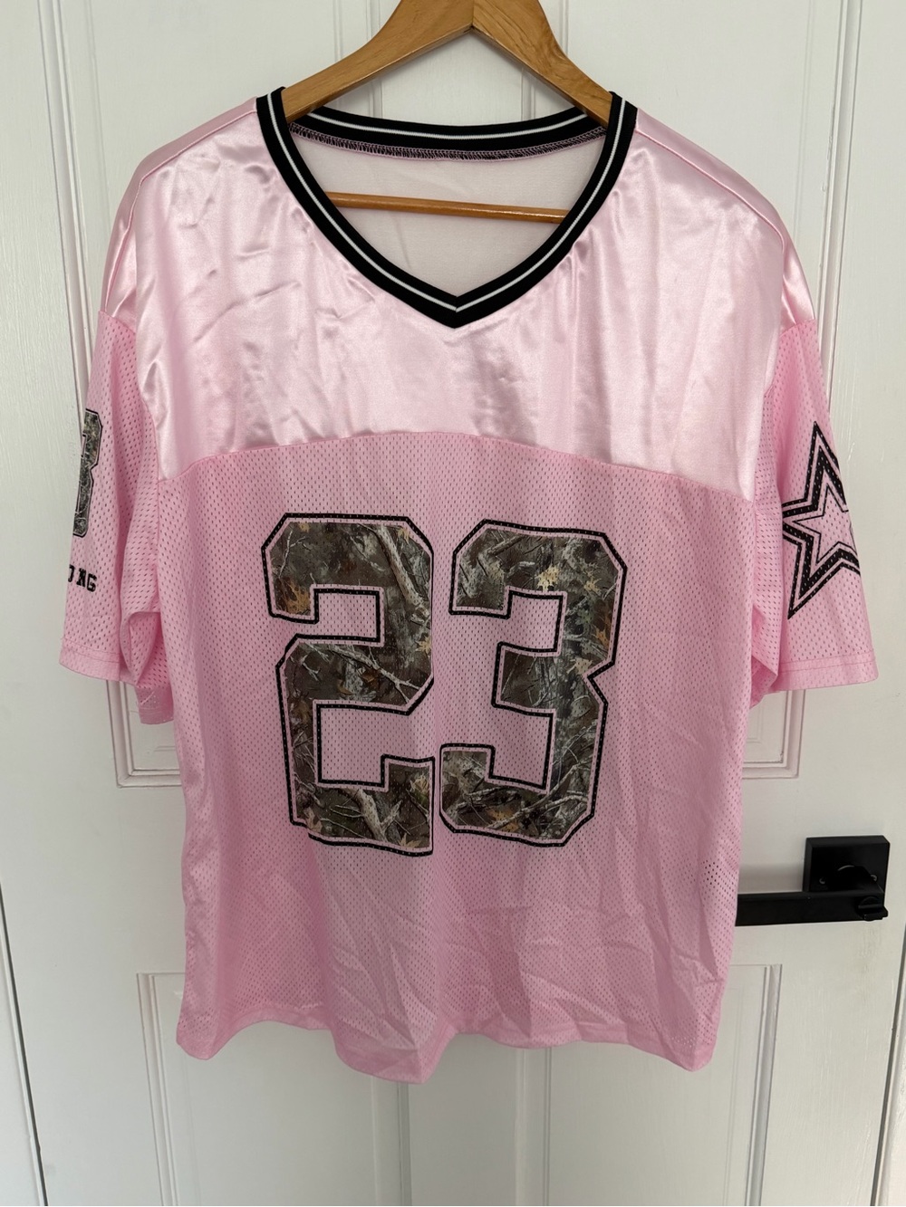 #23 Pink & Camo Jersey